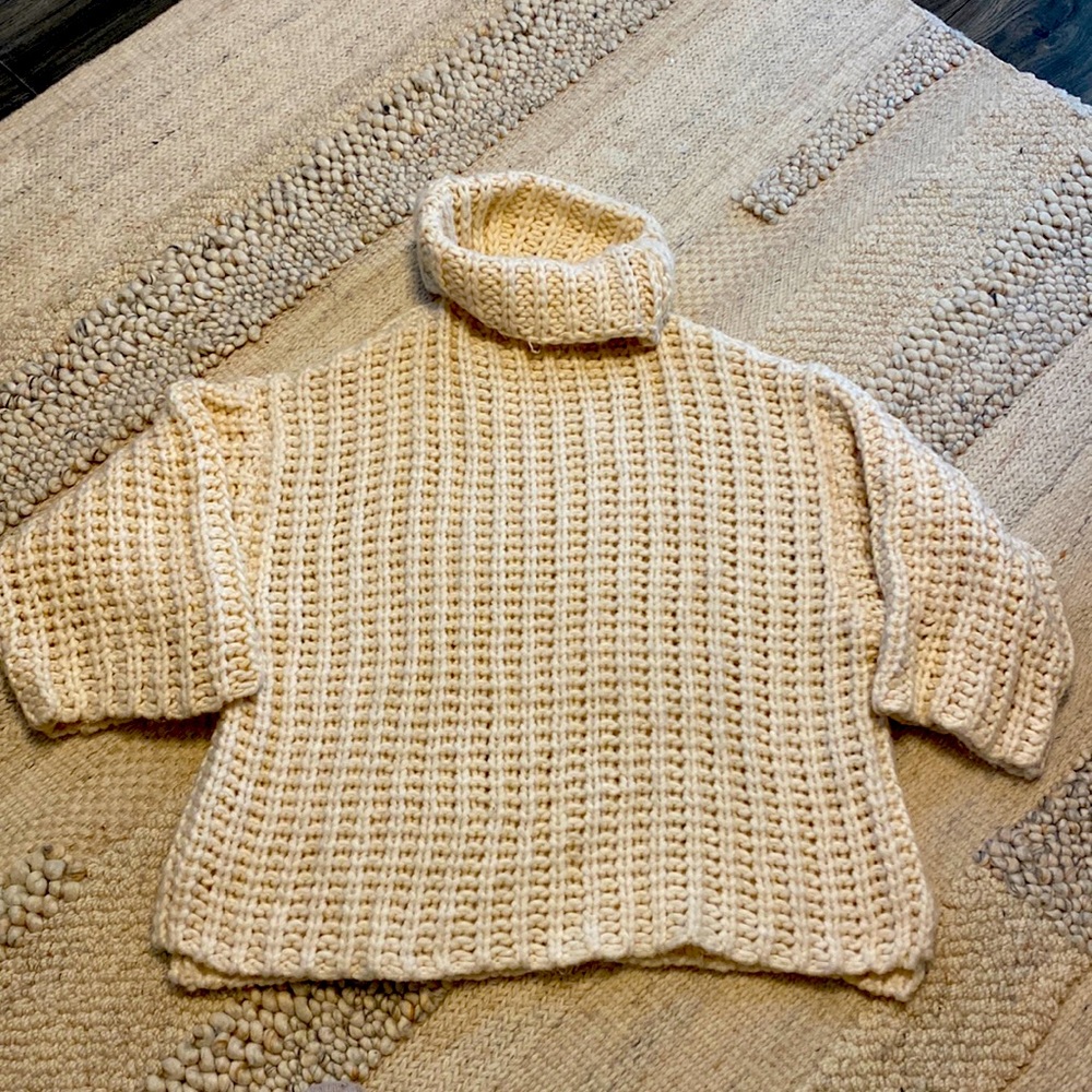 Chunky knit sweater ZARA